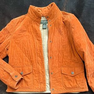 Eddie Bauer Quilted Corduroy Jacket Sz M
